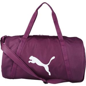 Puma AT ESS BARREL BAG Dámská sportovní taška, vínová, velikost obraz