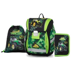 Oxybag SET TRACTOR Školní set, zelená, velikost obraz