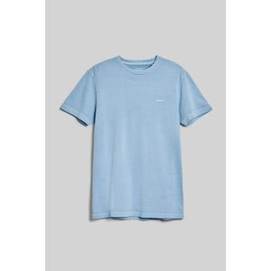 TRIČKO GANT SUNFADED SLIM PIQUE SS T-SHIRT DOVE BLUE obraz