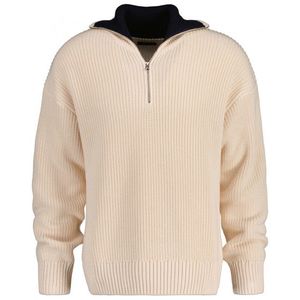 SVETR GANT RIB HALFZIP LINEN obraz