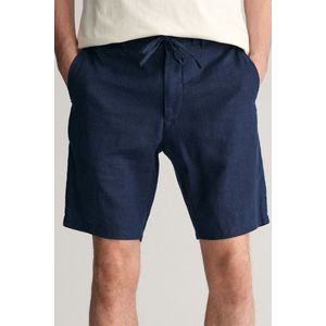 ŠORTKY GANT RELAXED LINEN DS SHORTS MARINE obraz