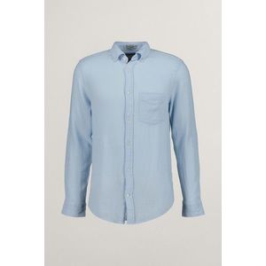 KOŠILE GANT REG COTTON LINEN TEXTURE SHIRT FRESH BLUE obraz