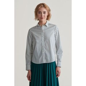 KOŠILE GANT REG POPLIN STRIPED SHIRT DEEP FOREST obraz