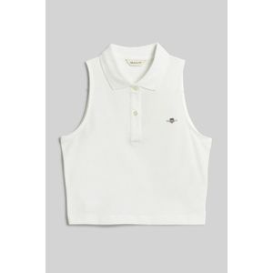 POLOKOŠILE GANT PIQUE TANK TOP WHITE obraz