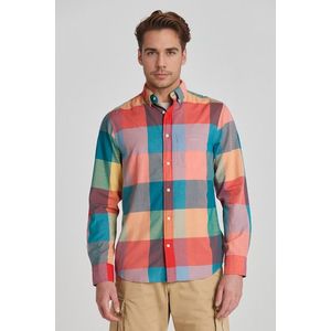 KOŠILE GANT REG INDIAN MADRAS SHIRT PUMPKIN ORANGE obraz