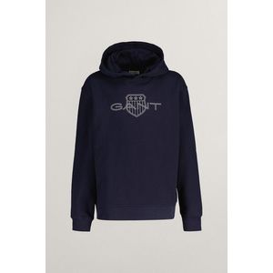 MIKINA GANT SHIELD HOODIE modrá obraz