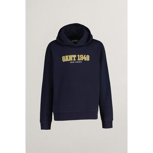 MIKINA GANT GANT 1949 HOODIE EVENING BLUE obraz