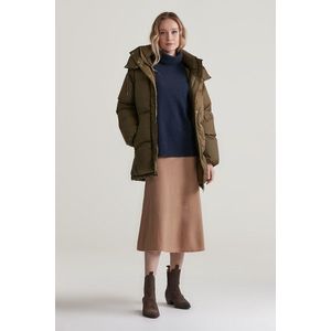 SUKNĚ GANT SUPERFINE LAMBSWOOL SKIRT CARAMEL BEIGE obraz