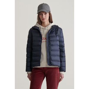 BUNDA GANT LIGHT DOWN LOGO JACKET EVENING BLUE obraz