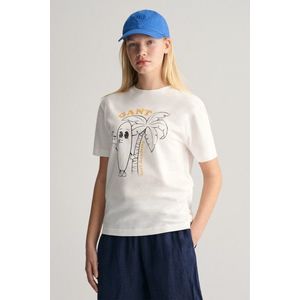 TRIČKO GANT GANT SURF ACADEMY RELAXED T-SHIRT WHITE obraz