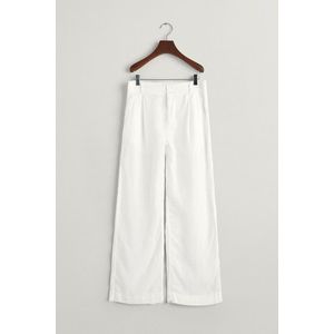 KALHOTY GANT WIDE PLEATED LINEN PANTS WHITE obraz