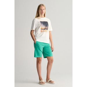 TEPLÁKOVÉ ŠORTKY GANT SUNFADED SWEAT SHORTS DEEP POOL obraz