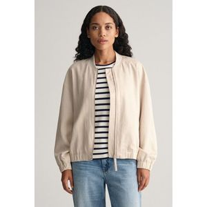 BUNDA GANT LINEN BLEND BOMBER JACKET SOFT OAT obraz