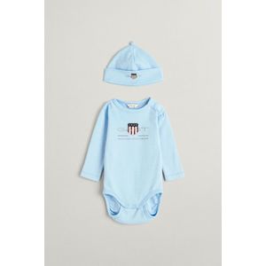 DĚTSKÝ SET GANT ARCHIVE SHIELD BODY AND BEANIE SHADE BLUE obraz