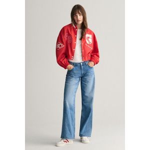 BUNDA GANT CROPPED VARSITY JACKET BRIGHT RED obraz