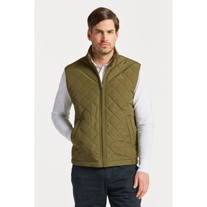 VESTA GANT D1. QUILTED WINDCHEATER VEST RACING GREEN obraz