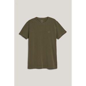 TRIČKO GANT SUNFADED SLIM PIQUE SS T-SHIRT KALAMATA GREEN obraz