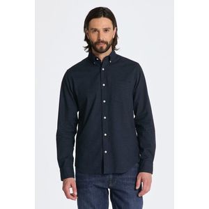 KOŠILE GANT REG FLANNEL MELANGE SHIRT MARINE obraz