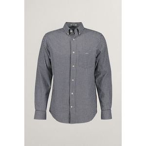 KOŠILE GANT REG MICROCHECK FLANNEL SHIRT LIGHT GREY MELANGE obraz