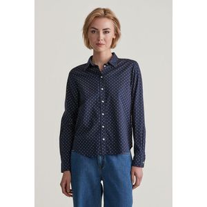 KOŠILE GANT REG DOT PRINT CTN VOILE SHIRT EVENING BLUE obraz