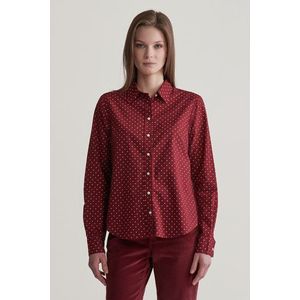 KOŠILE GANT REG DOT PRINT CTN VOILE SHIRT PLUMPED RED obraz