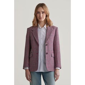 SAKO GANT REG HOUNDSTOOTH BLAZER BRIGHT RED obraz