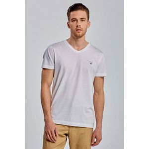 TRIČKO GANT ORIGINAL SLIM V-NECK T-SHIRT WHITE obraz