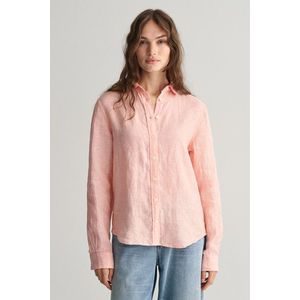 KOŠILE GANT REG LINEN CHAMBRAY SHIRT PEACHY PINK obraz