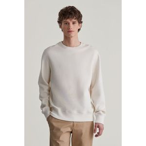 MIKINA GANT WAFFLE C-NECK SWEAT CREAM obraz