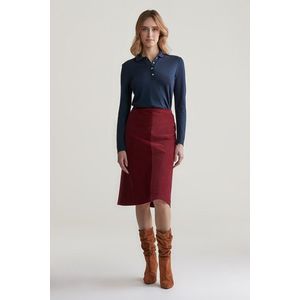 SUKNĚ GANT CORD SKIRT PLUMPED RED obraz