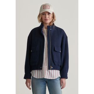 BUNDA GANT WOOL HARRINGTON JACKET EVENING BLUE obraz