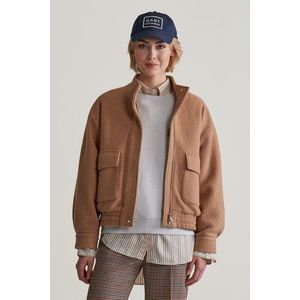 BUNDA GANT WOOL HARRINGTON JACKET WARM KHAKI obraz