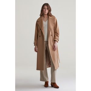 KABÁT GANT WOOL TRENCH COAT CARAMEL BEIGE obraz