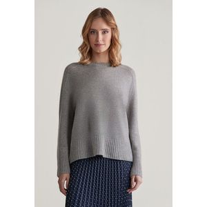 SVETR GANT CASHMERE C-NECK GREY MELANGE obraz