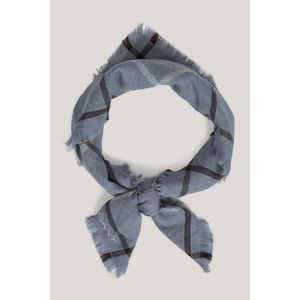 ŠÁLA GANT HERRINGBONE CHECKED FOULARD GREY MELANGE obraz