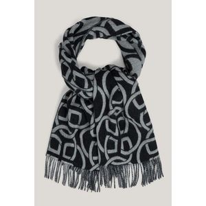 ŠÁLA GANT G PATTERN SCARF BLACK obraz