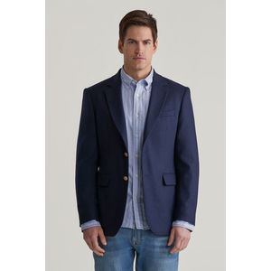 SAKO GANT SLIM WOOL FLANNEL CLUB BLAZER EVENING BLUE obraz