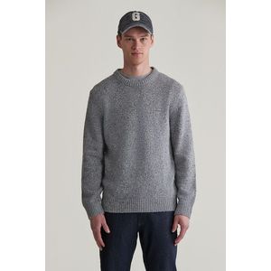 SVETR GANT NEPS WOOL C-NECK GREY MELANGE obraz