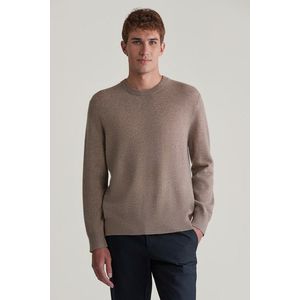 SVETR GANT CASHMERE C-NECK KHAKI MEL obraz