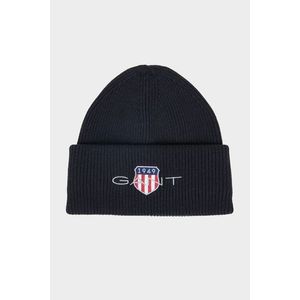 ČEPICE GANT ARCHIVE SHIELD COTTON BEANIE BLACK obraz