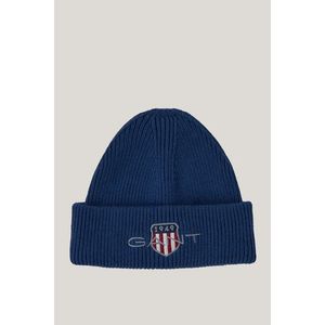 ČEPICE GANT ARCHIVE SHIELD COTTON BEANIE VINTAGE BLUE obraz