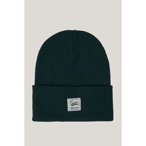 ČEPICE GANT DOUBLE LAYERED BEANIE TARTAN GREEN obraz