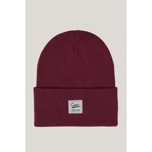 ČEPICE GANT DOUBLE LAYERED BEANIE WINE RED obraz