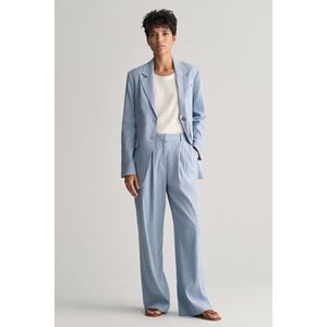 KALHOTY GANT REL STRETCH LINEN TAILORED PANT DOVE BLUE obraz