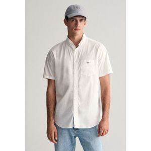 KOŠILE GANT REG POPLIN SS SHIRT WHITE obraz