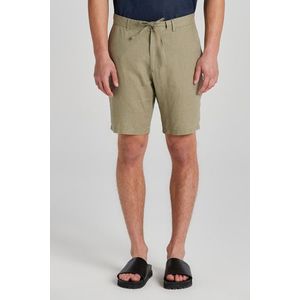 ŠORTKY GANT RELAXED LINEN DS SHORTS DRIED CLAY obraz