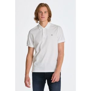 POLOKOŠILE GANT REG SHIELD SS PIQUE POLO WHITE obraz