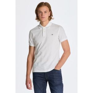 POLOKOŠILE GANT SLIM SHIELD SS PIQUE POLO WHITE obraz