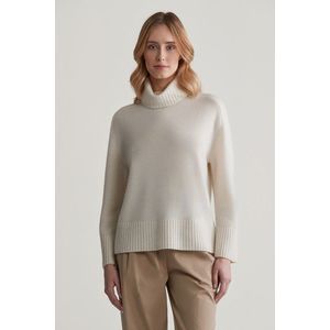 SVETR GANT CASHMERE ROLLNECK CREAM obraz