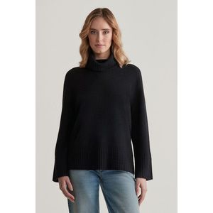 SVETR GANT CASHMERE ROLLNECK EBONY BLACK obraz